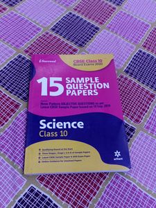 ( New without tag )science sample paper, class10th