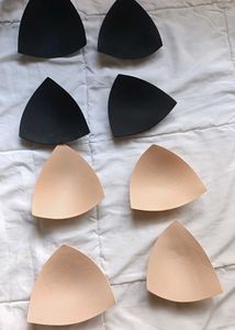 4 set of bra cups , 2 medium ,2 large