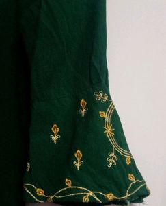 Embroidery Kurti Green 💚