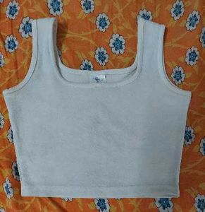 white croptop