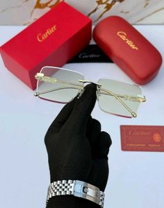 Cartier Rimless  sunglasses premium stock