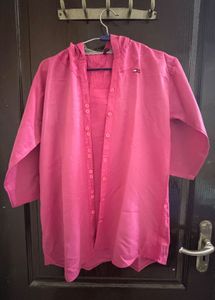 Chic Pink Kurta with Hood