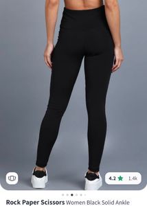 Rock Paper ScissorsWomen Black Solid Ankle Length