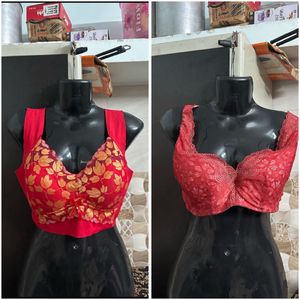 Red Bra with Combo