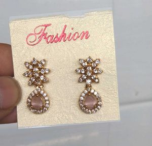 Elegant Rose Gold Drop Earrings