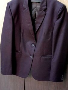 unisex Maroon Blazer
