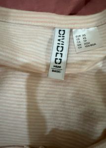 Striped pink Henley Crop Top y2k