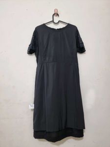 Lace Peplum Dress (Imported)