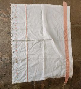 Vintage White Eyelet Curtain