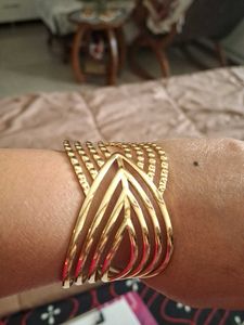 Gold-tone Cuff Bracelet