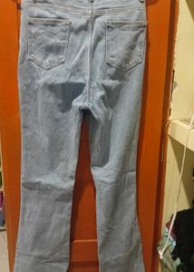 Light Wash Flared Jeans