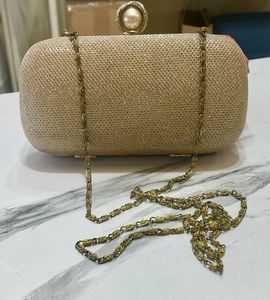 GoldNo bargaining minauderie hanbag with sling
