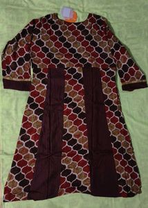 Stylish Geometric Print Kurti