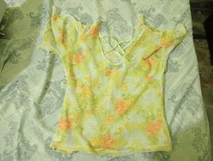 Floral Wrap Top