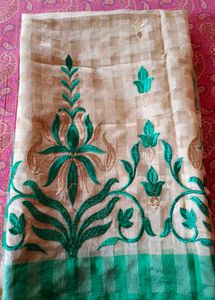Elegant Embroidered Saree