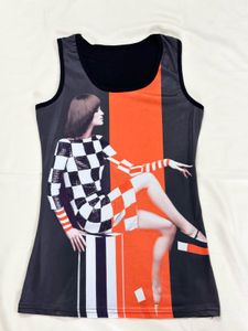 Retro Mod Muse Graphic Tank Top