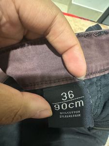 Jack and Jones Black Slim Fit Casual Trousers