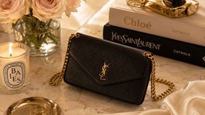Ysl Classic Black Leather Shoulder Bag