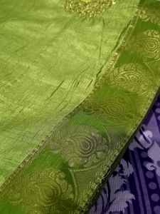 Pastel(Pista) Green Saree