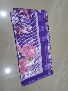 Beautiful Purple Floral Scaff