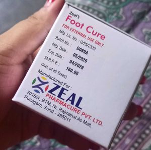 Zeal's Foot Cure Cream - 75gm