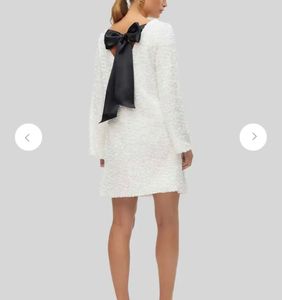 Sparkling Sequin dress with Black Ribbon Detail