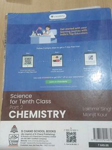 Science for Tenth Class - Chemistry Part 2