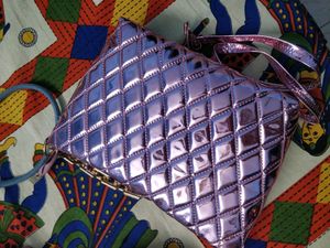 Rose Pink Glossy Bag
