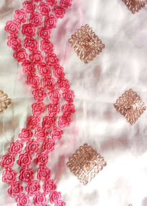 Beautiful Creamy And Pink Colour