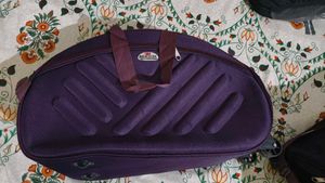 Purple Duffle Bag Set