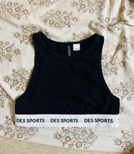 H&m sports crop top