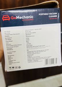 GoMechanic Vacuum Cleaner