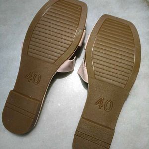 Chic Beige Slide Sandals