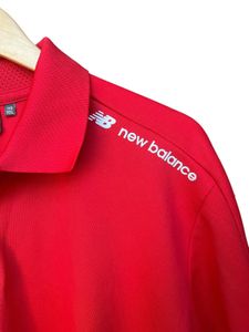 New Balance Red Performance Polo Shirt – Xl