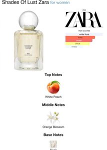 Zara Shades of Lust EDP 100 ml Full Bottle