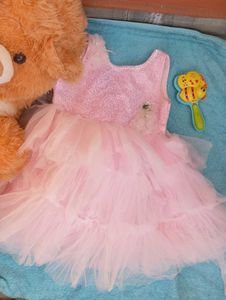 Charming Pink Tulle Dress
