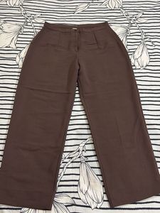 Chocolate Brown Wide Leg Trousers