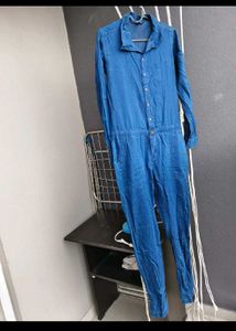 Blue Denim cotton Jumpsuit