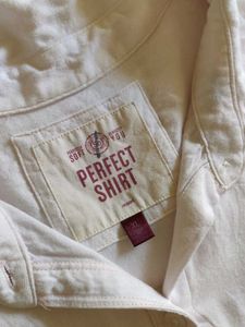 Light Pink Cold Shoulder Button-Up Shirt