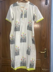 Beautiful Embroidered Kurta With Inner Attached