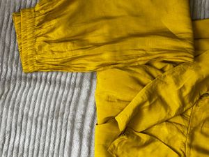 Elegant Mustard Kurta Set with Dupatta