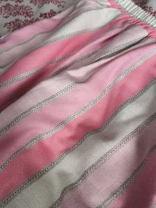 Baby Divas Girl Pink Striped Co-ord Set