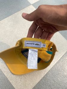 Lacoste Yellow Baseball Cap