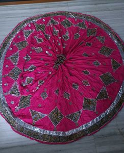 Embroidered Pink Lehenga Skirt