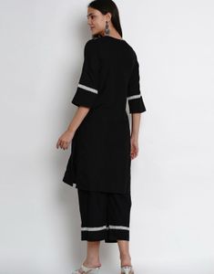 Elegant Black Kurta Set