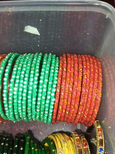 Beautiful Set of Glass Bangles