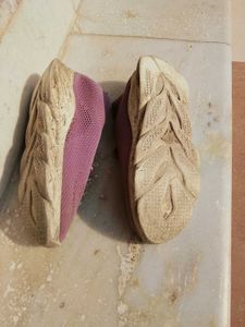Comfortable Pink Knit Sneakers