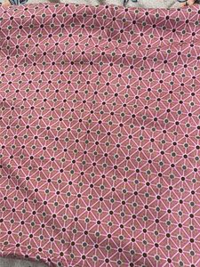 Pink Floral Sleeveless Kurta