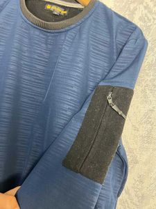 G-Star Blue Textured Pullover