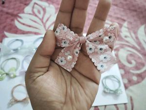 55.Cute Bow Hair Ties combo of 14